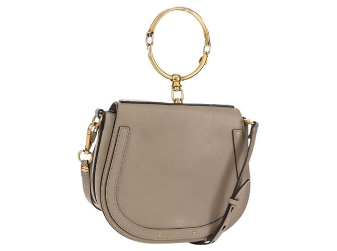 Chloé Chloe Nile Leather Medium Beige