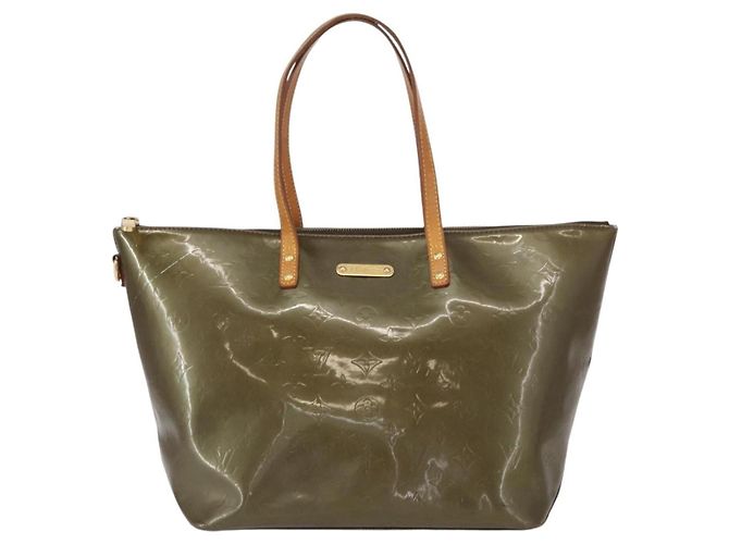Borsa Bellevue Louis Vuitton Monogram Vernis GM Marrone
