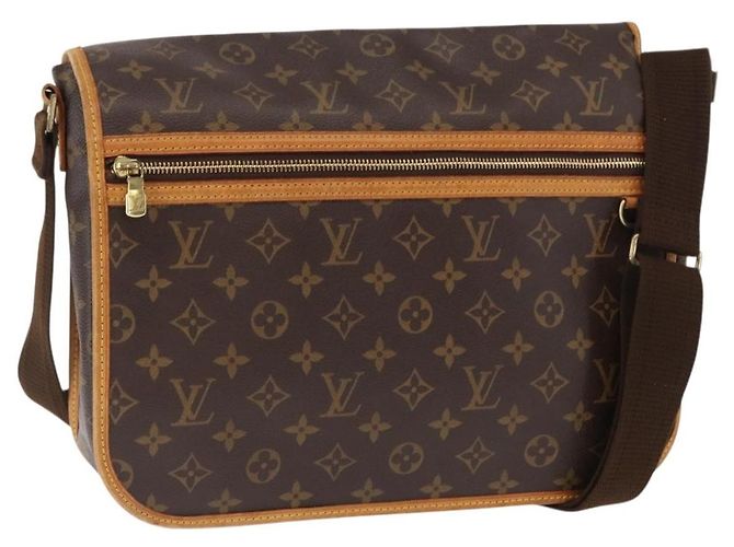 Louis Vuitton Bosphore Messenger Bag Monogram Canvas GM Brown