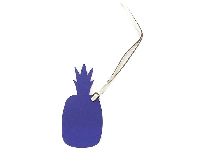 Charm per borsa ananas Hermès Rosso Blu