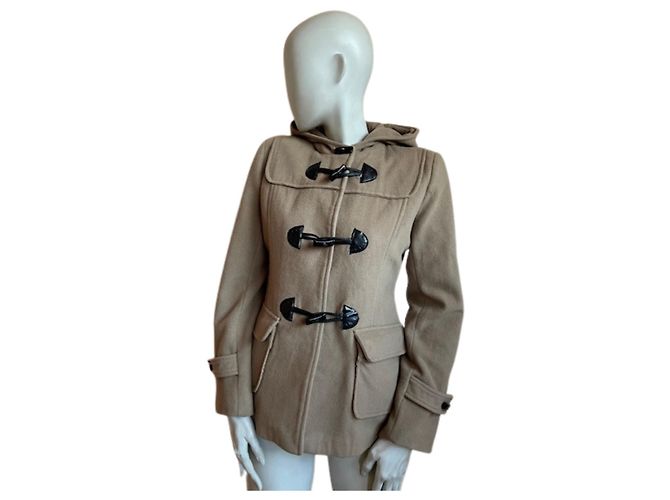 Autre Marque Abrigo duffle de lana y cachemira beige – LORENA Paris (T38) ✨