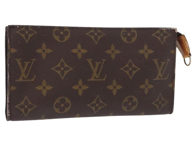 LOUIS VUITTON Monogram Bucket GM Accessory Pouch LV Auth 159669
