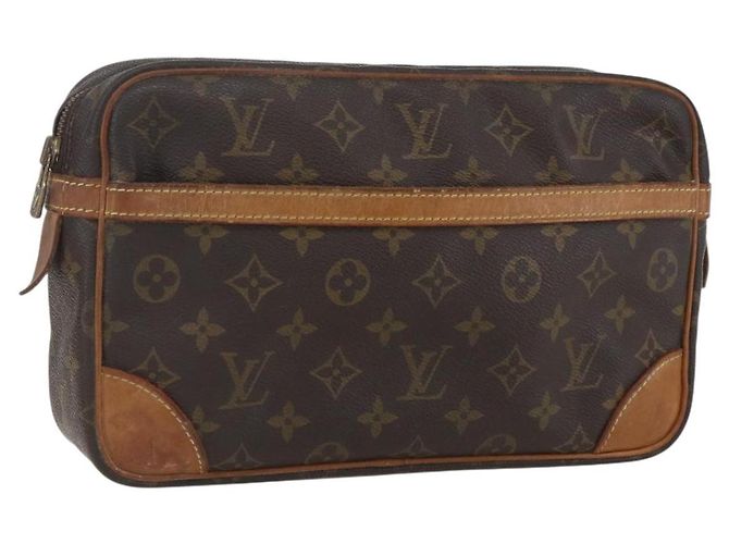 LOUIS VUITTON Clutch Compiegne 28 M51845 Auth LV 154778 Monogramm