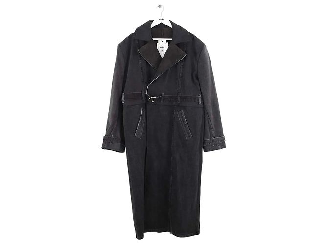 Autre Marque Cappotto in cotone nero