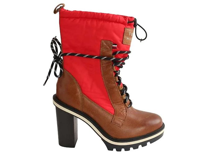Tommy Hilfiger Botas Vermelhas com Cadena