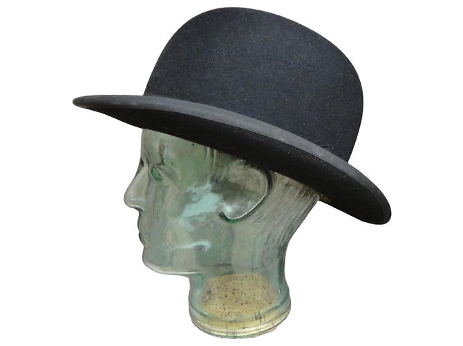 Autre Marque Maison Tirard Bowler Hat Black Felt
