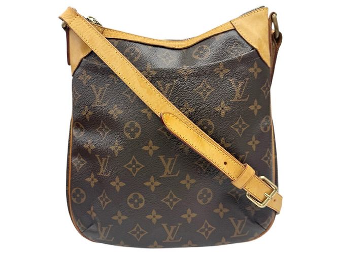 Louis Vuitton Odeon PM Monogramm Schultertasche Braun