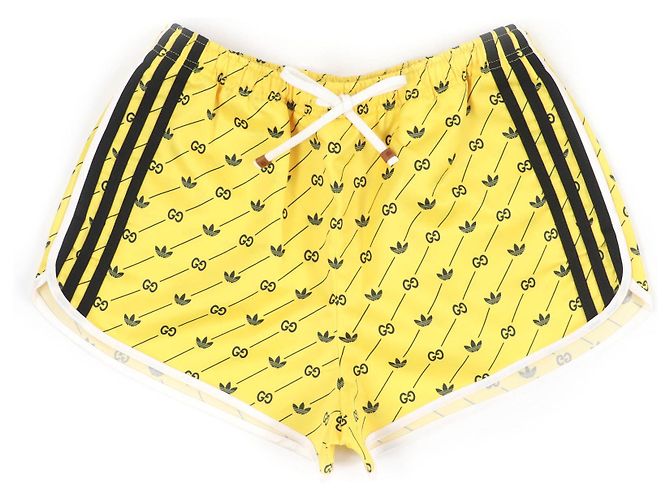 Gucci×adidas Polyester Shorts Gelb