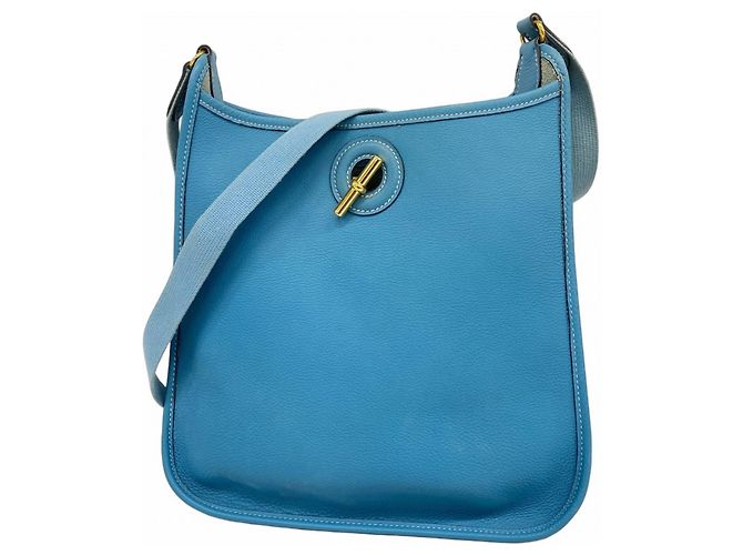 Borsa a Spalla Vespa PM Hermès Blu
