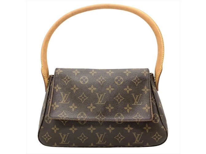 Sac à épaule Mini Looping Louis Vuitton Marron