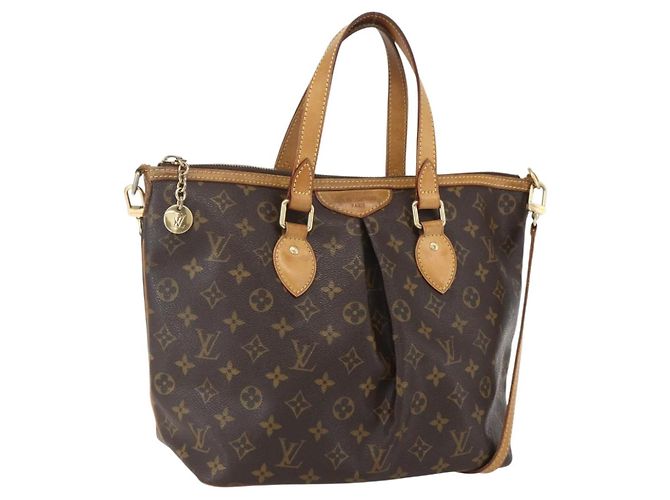 LOUIS VUITTON Borsa Tote Monogram Palermo PM M40145 LV Auth ka1006 Monogramma