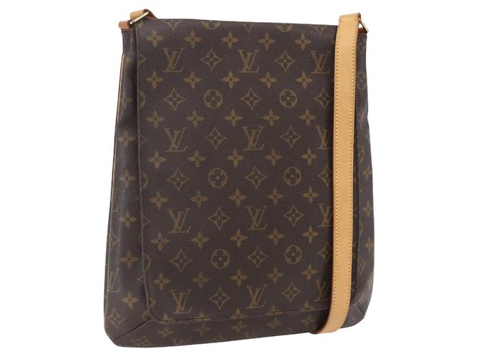 LOUIS VUITTON Borsa a Spalla Lunga Monogram Musette Salsa M51387 LV Auth 158230 Monogramma