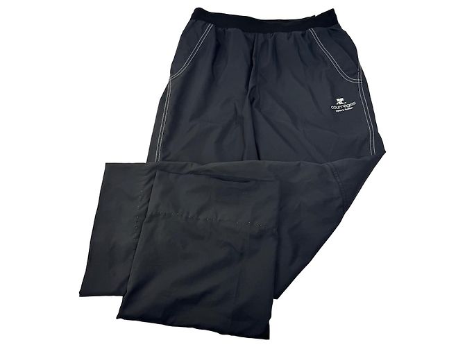 Vintage Courreges Paris Jogginghosen Schwarz