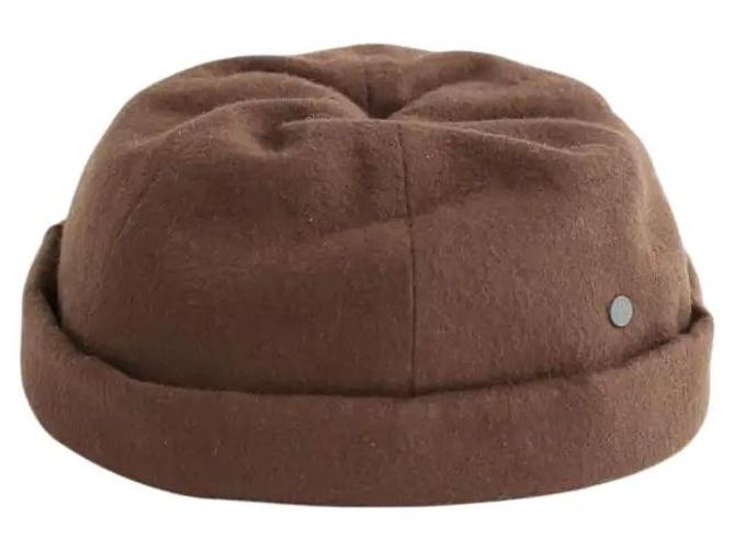 Maison Michel Brown wool hat