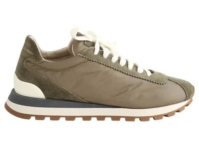 Brunello Cucinelli Grüne Sneaker