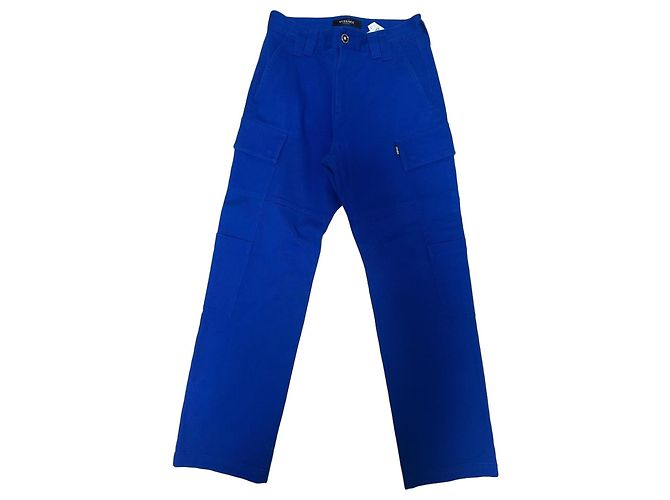 Pantaloni Cargo Blu Versace