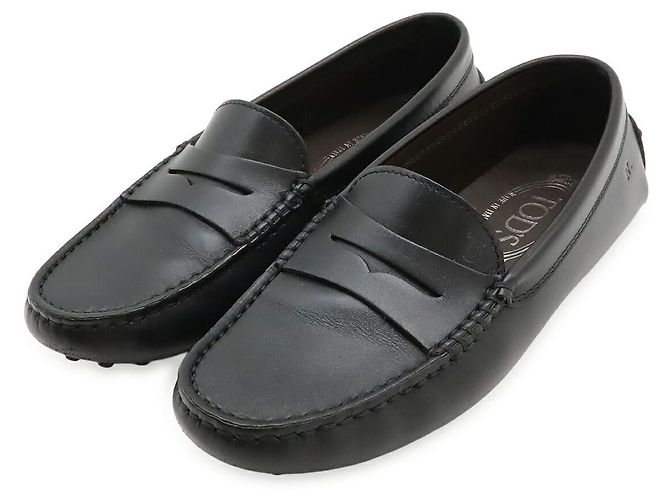 Mocassin en cuir Gommini de Tod's Noir