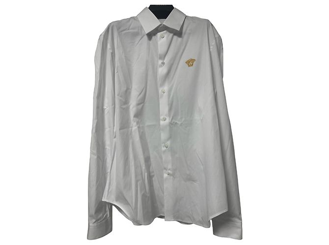 Camicia Formale Bianca Versace Bianco D'oro 