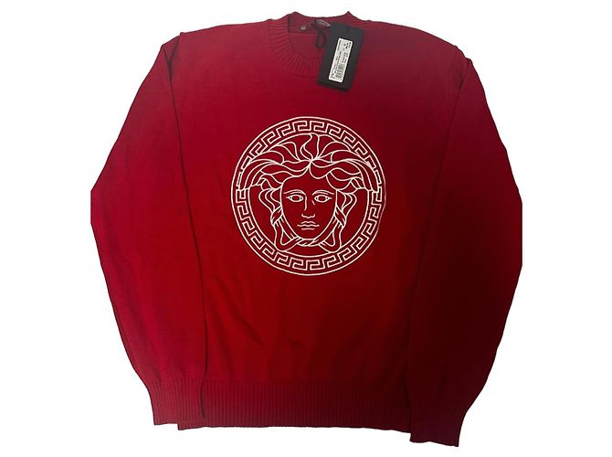 Roter Sweatshirt von Versace Weiß