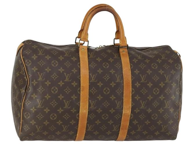 LOUIS VUITTON Sac Boston Monogram Keepall 50 M41426 LV Auth ep12366 Monogramme