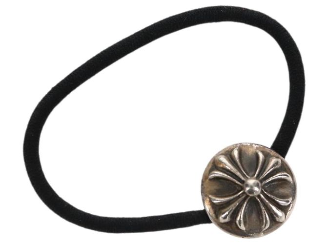 Fascia per capelli Chrome Hearts Crossball Ag925 Argento Auth 157992SAM