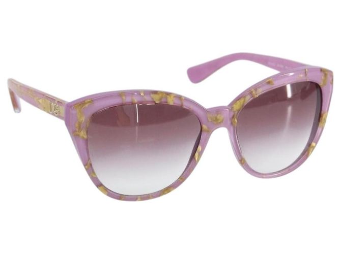 Dolce & Gabbana Óculos de sol DOLCE&GABBANA de plástico Roxo Auth BA9109V