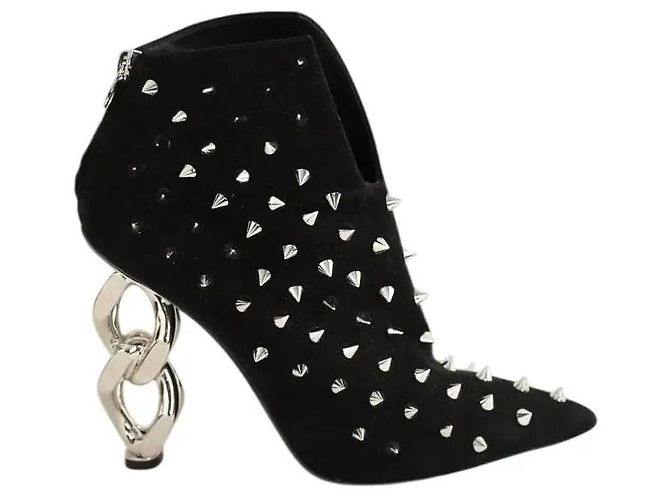 Balmain Boots en daim noir