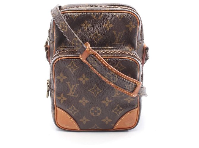 Bolsa de Ombro Amazon Louis Vuitton Marrom