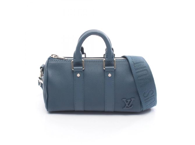 Sac à main Keepall XS LV Aerogramme de Louis Vuitton Bleu