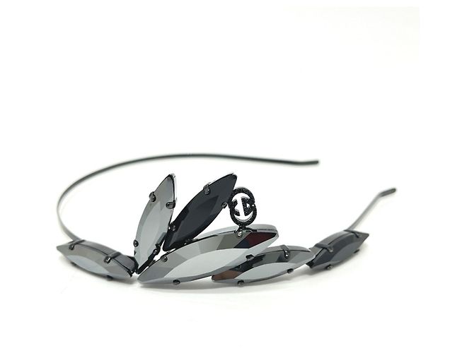 Accessorio per capelli GG Crystal e Bijou di GUCCI Nero