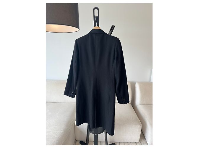 Abrigo negro Helmut Lang 