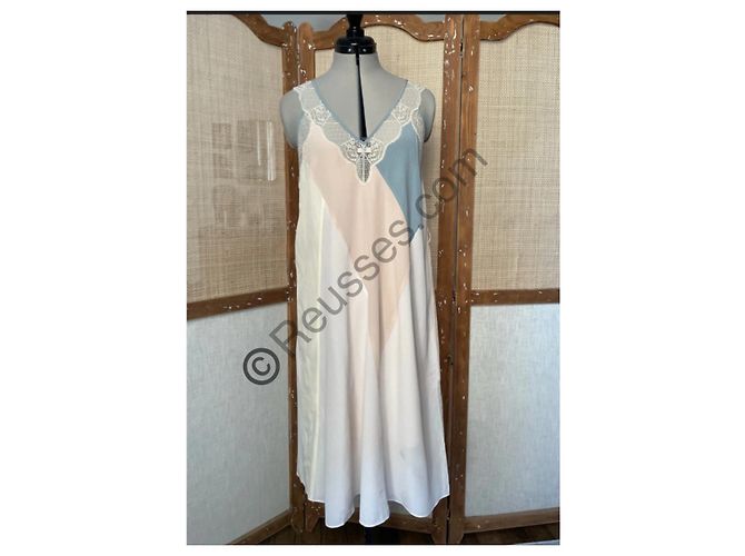 Zadig & Voltaire Seidenkleid Lang Colorblock