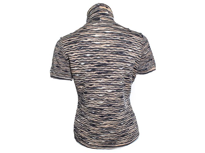 Missoni, kurzärmliger Rollkragenpullover