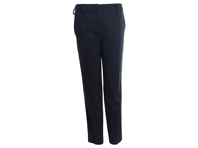Prada, calça de lã cinza