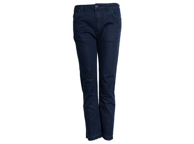 Acne Studios, jeans pop blu scuro