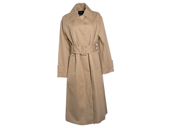 Joseph, lowendal oversized belted cotton twill coat