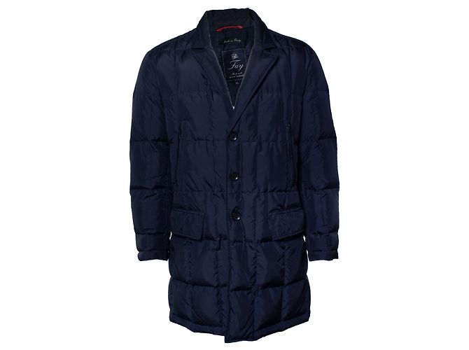 Fay, blauer gesteppter Mantel