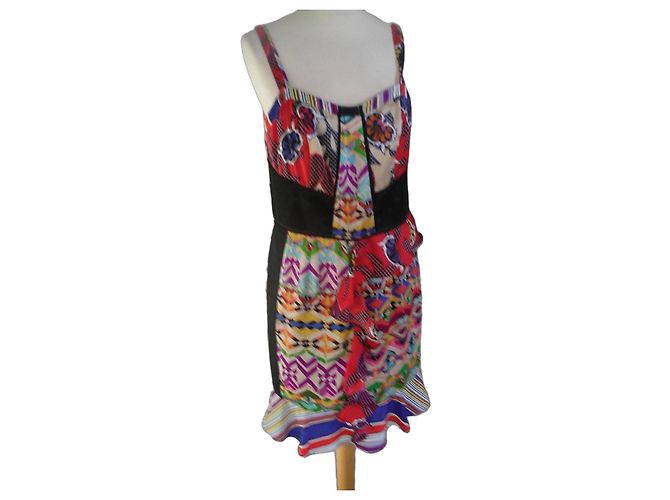 Autre Marque Vestido de cóctel Leslie de poliéster Talla 40 Multicolor