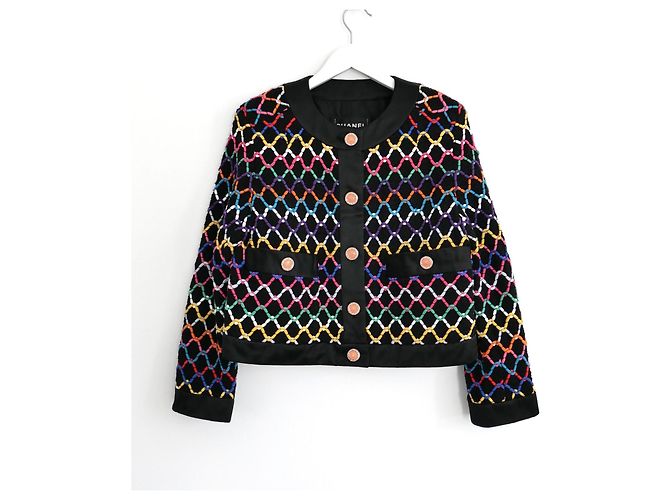 Giacca della campagna pubblicitaria Chanel Primavera 2022 22S Multicolore