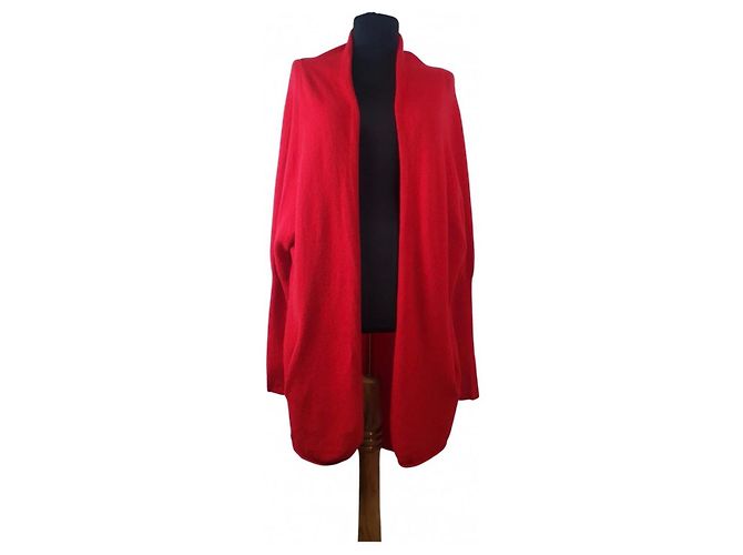 Autre Marque Ferdinand Greiner Munich Cardigan aus rotem Kaschmir M