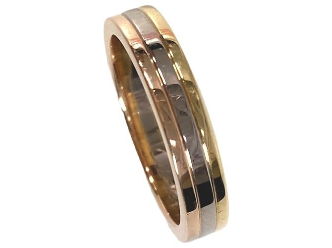 Anillo de oro de 18K Cartier Trinity Plata Dorado