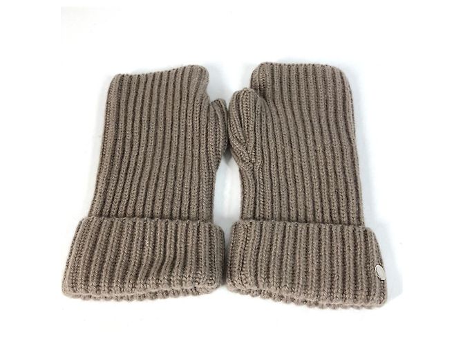 Guantes sin dedos grises Hermès Castaño