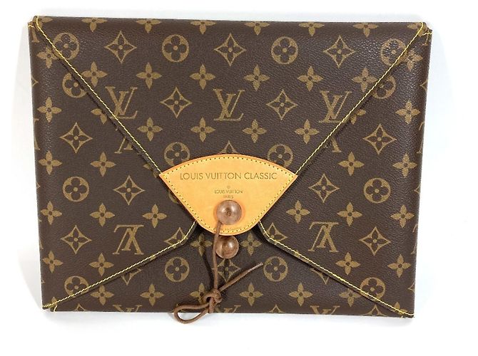 Pochette Classique Monogram Louis Vuitton Marron