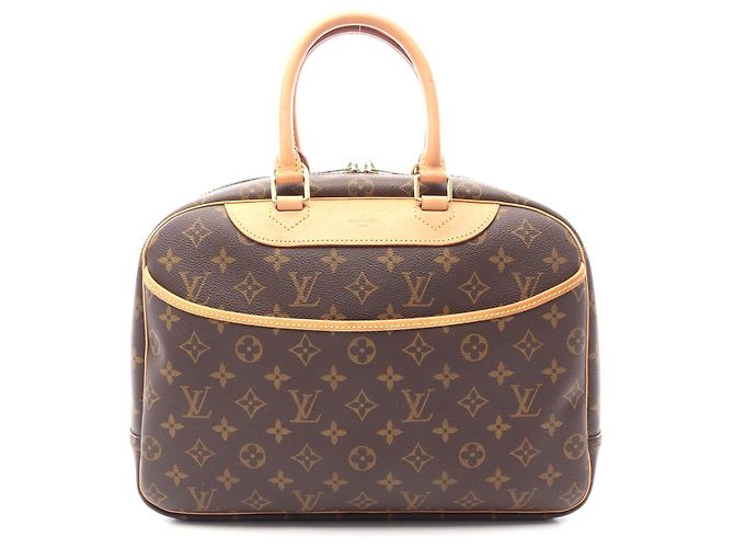 Sac à main Vanity Bowling Doeville Louis Vuitton Marron