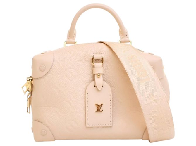Louis Vuitton Monogram Empreinte Petite Malle Souple Blanco