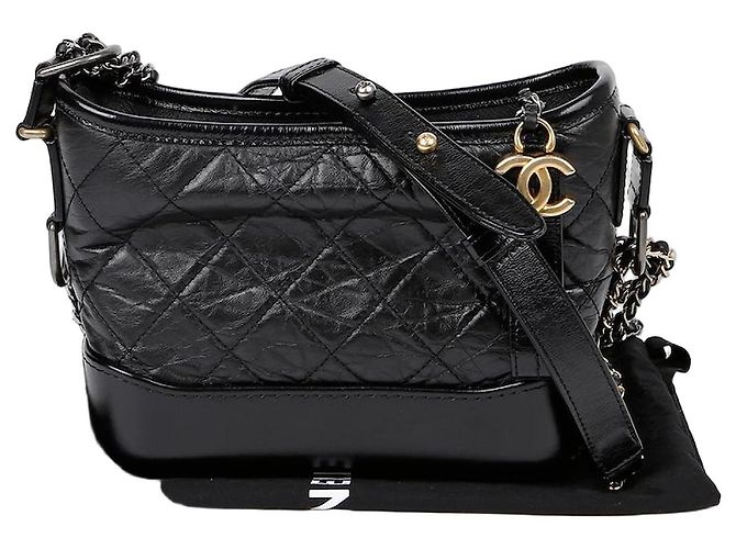 Chanel Borsa hobo a tracolla Gabrielle Small Nero