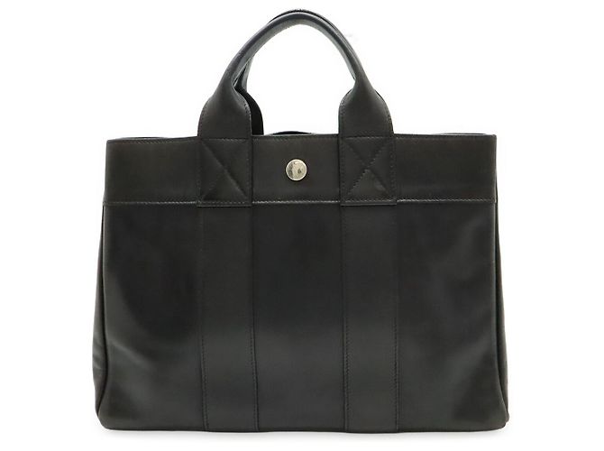 Hermès Herbag Ledertasche Schwarz