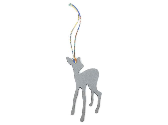 Hermes Hermès BAMBI Bag Charm Blue 