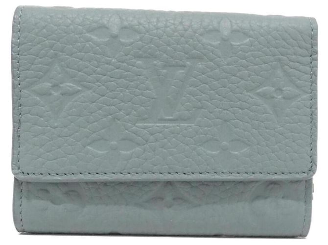 Cartera Pilot Monogram Taurillon Louis Vuitton Azul