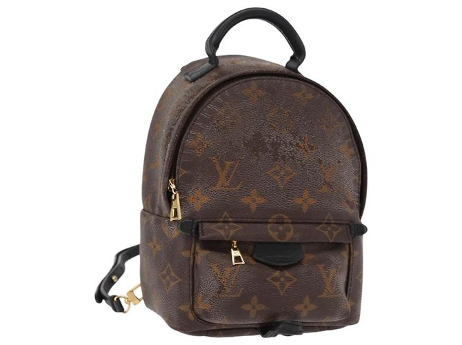 LOUIS VUITTON Monogram Palm Springs MINI Backpack M44873 LV Auth 157354